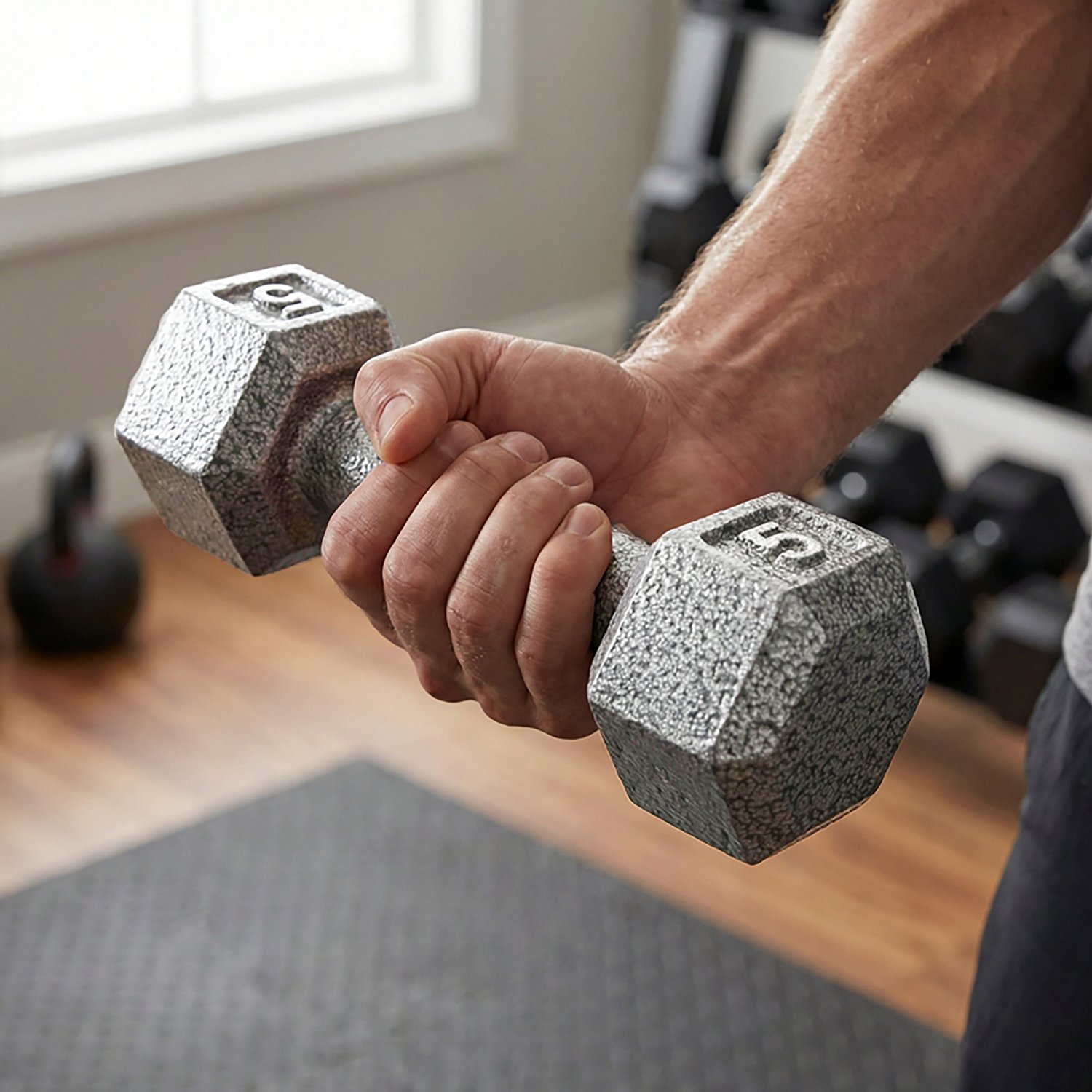 CAP Barbell 5 lb. Solid Hex Dumbbell - Single - view number 5