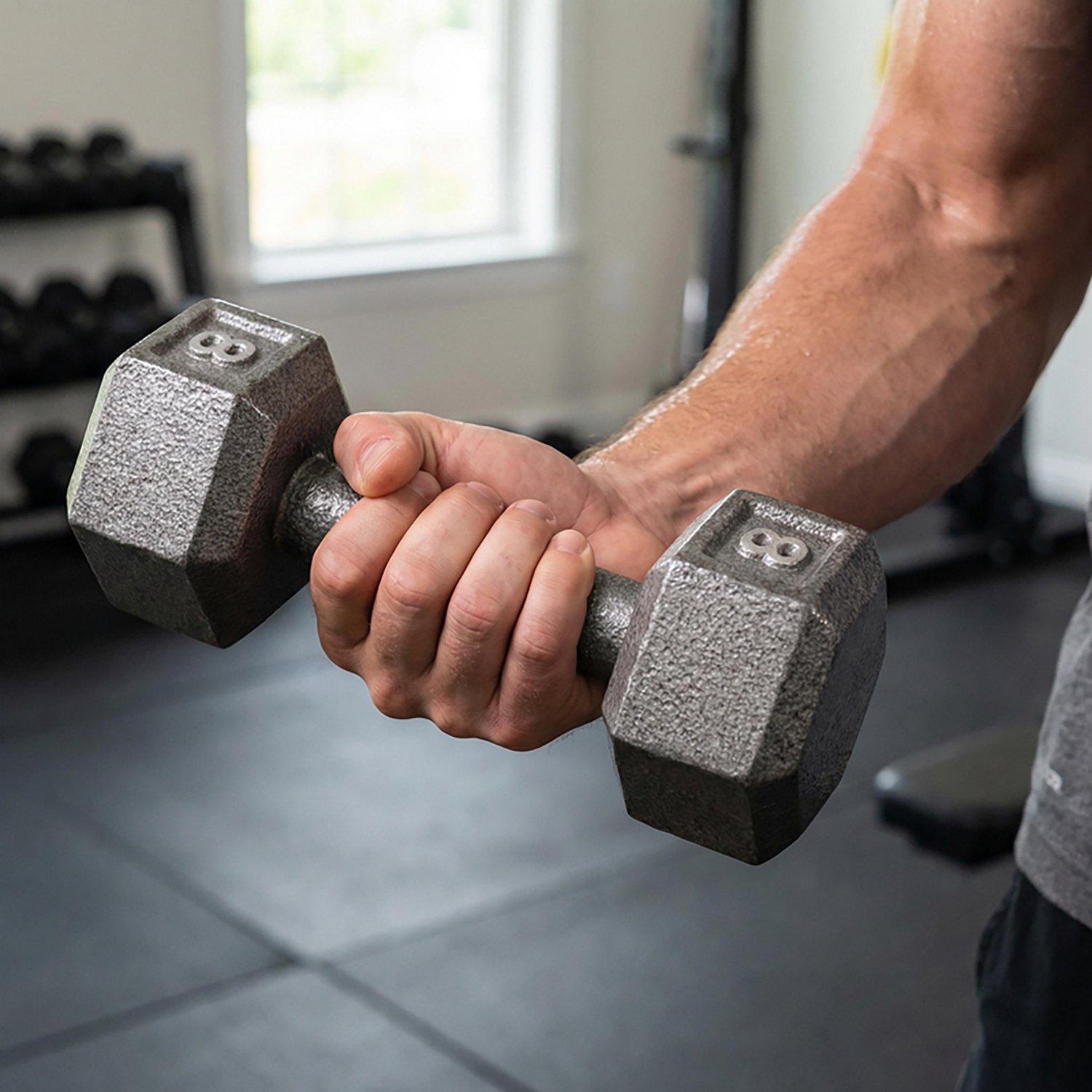 CAP Barbell 8 lb. Solid Hex Dumbbell - Single - view number 6