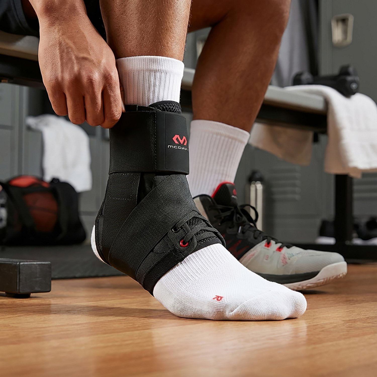 McDavid Adults' Ultralight Ankle Brace with Strap                                                                                - view number 2