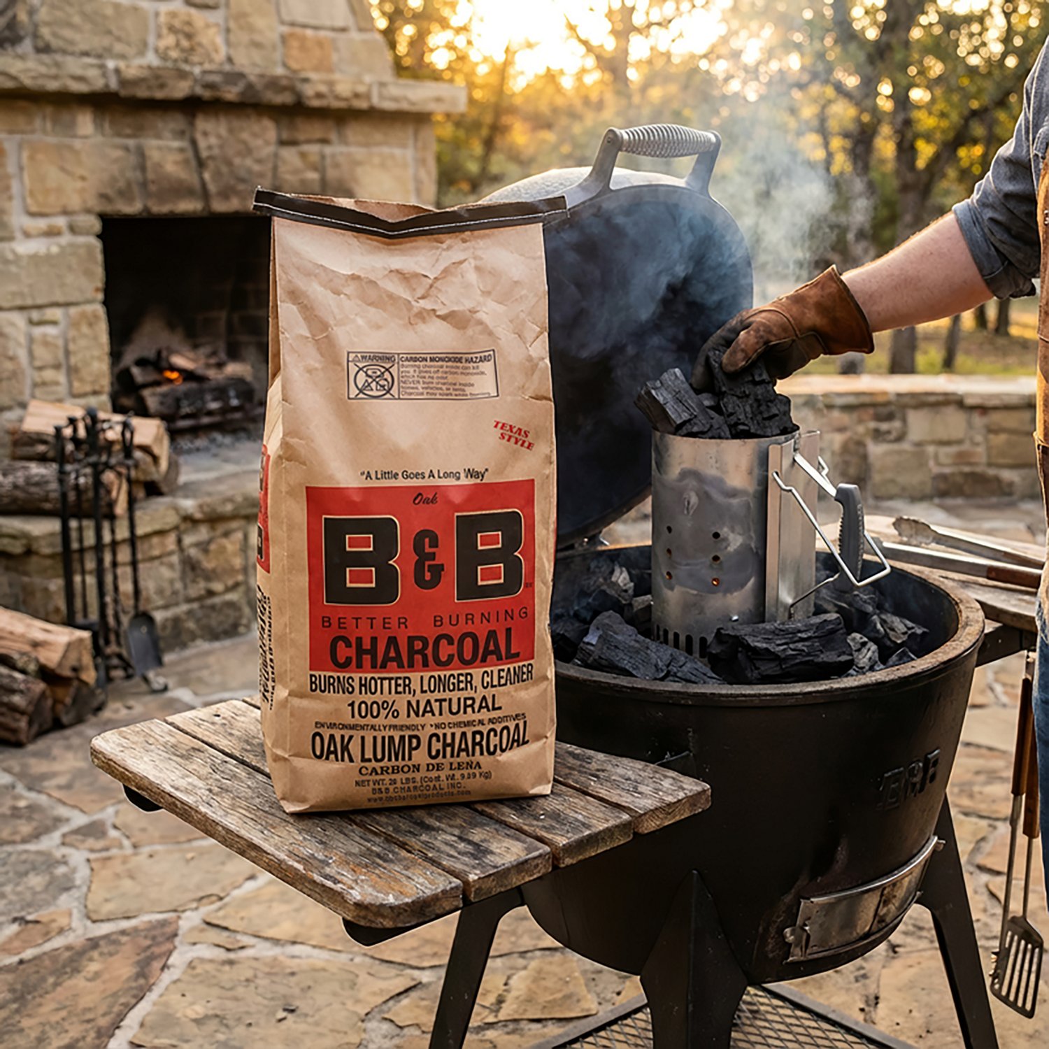 B&B Charcoal Co. 20 lb. BNB Lump Charcoal                                                                                        - view number 2