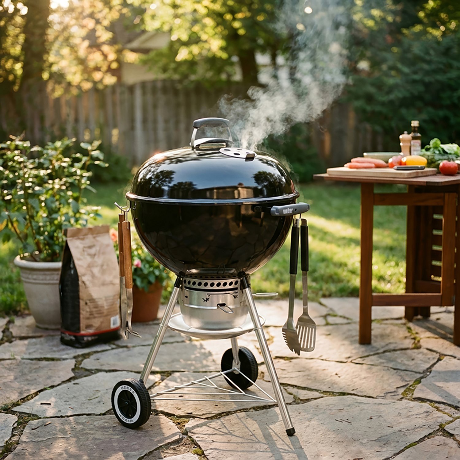 Weber 22 Original Kettle Charcoal Grill - view number 2