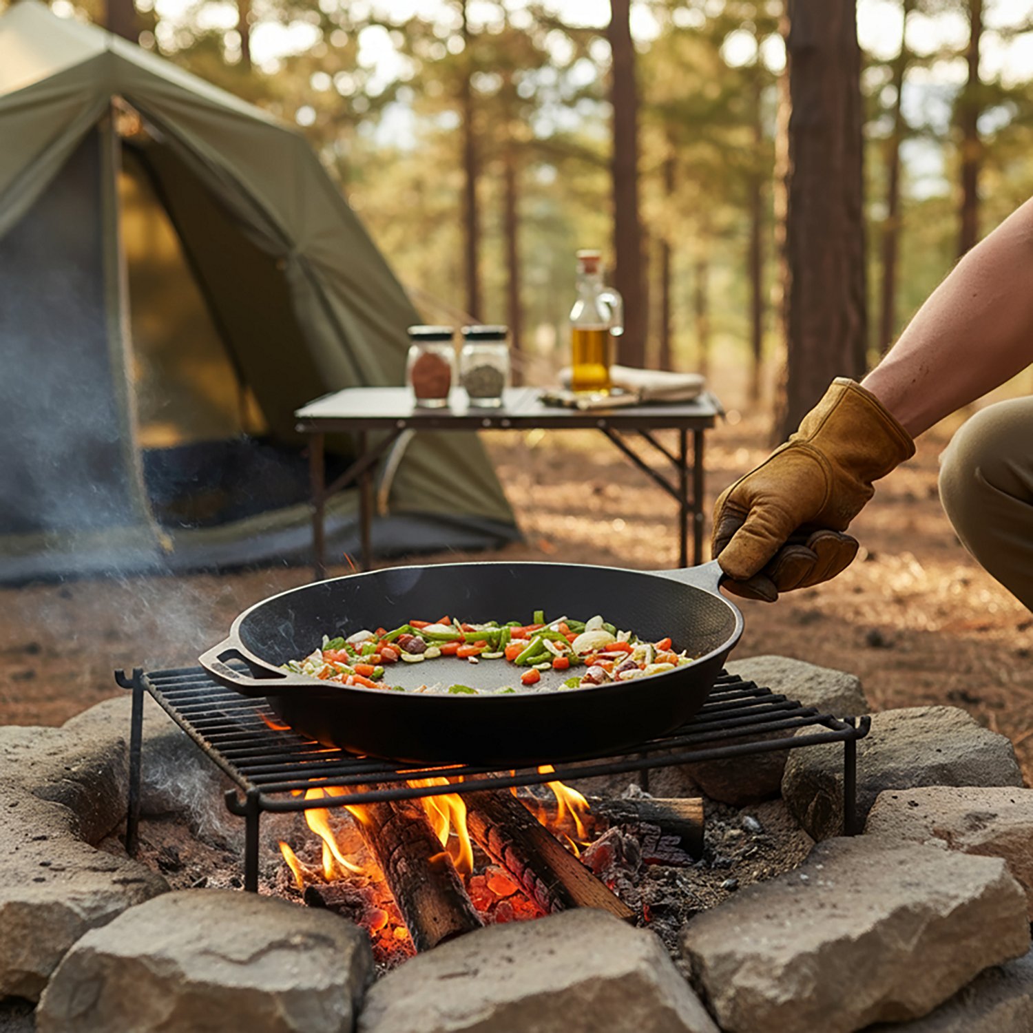 Lodge 15" Preseasoned Cast-Iron Skillet - view number 2