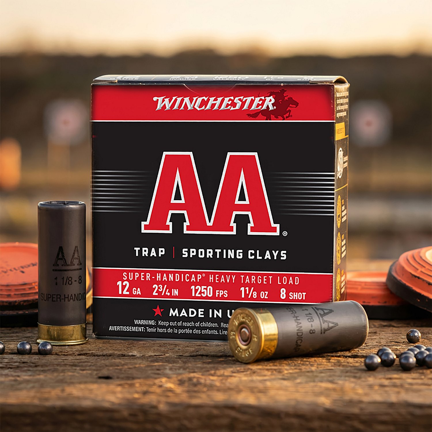 Winchester AA Super-Handicap Target Load 12 Gauge 8 Shot