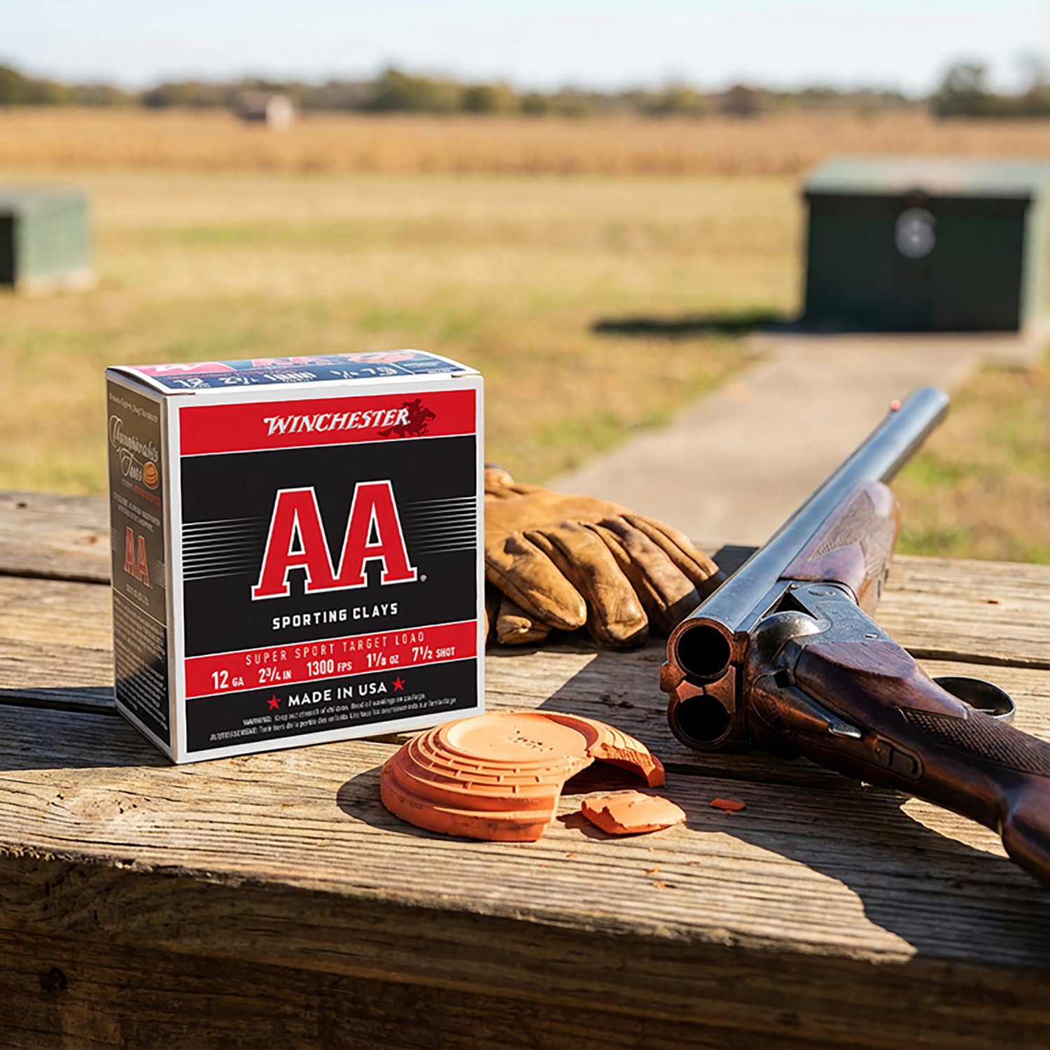 Winchester AA Super Sport Target Load 12 Gauge 7.5 Shot Shotshells - 25 Rounds - view number 4