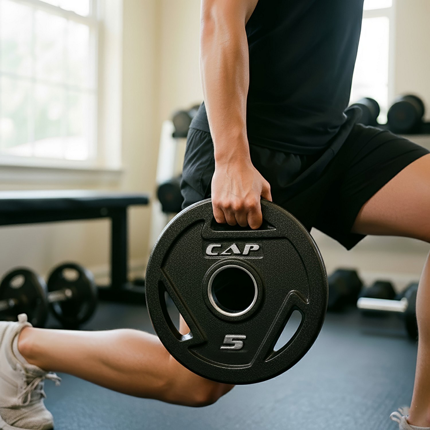 CAP Barbell 5 lb. Olympic Grip Plate - view number 4