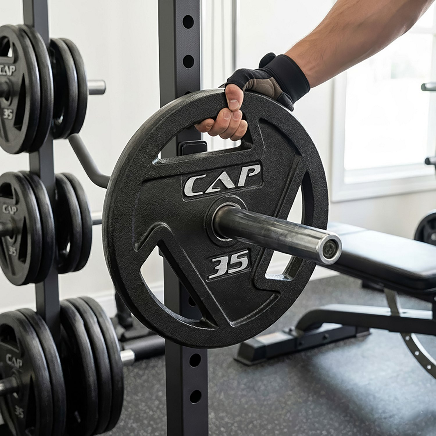 CAP Barbell 35 lb. Olympic Grip Plate - view number 4