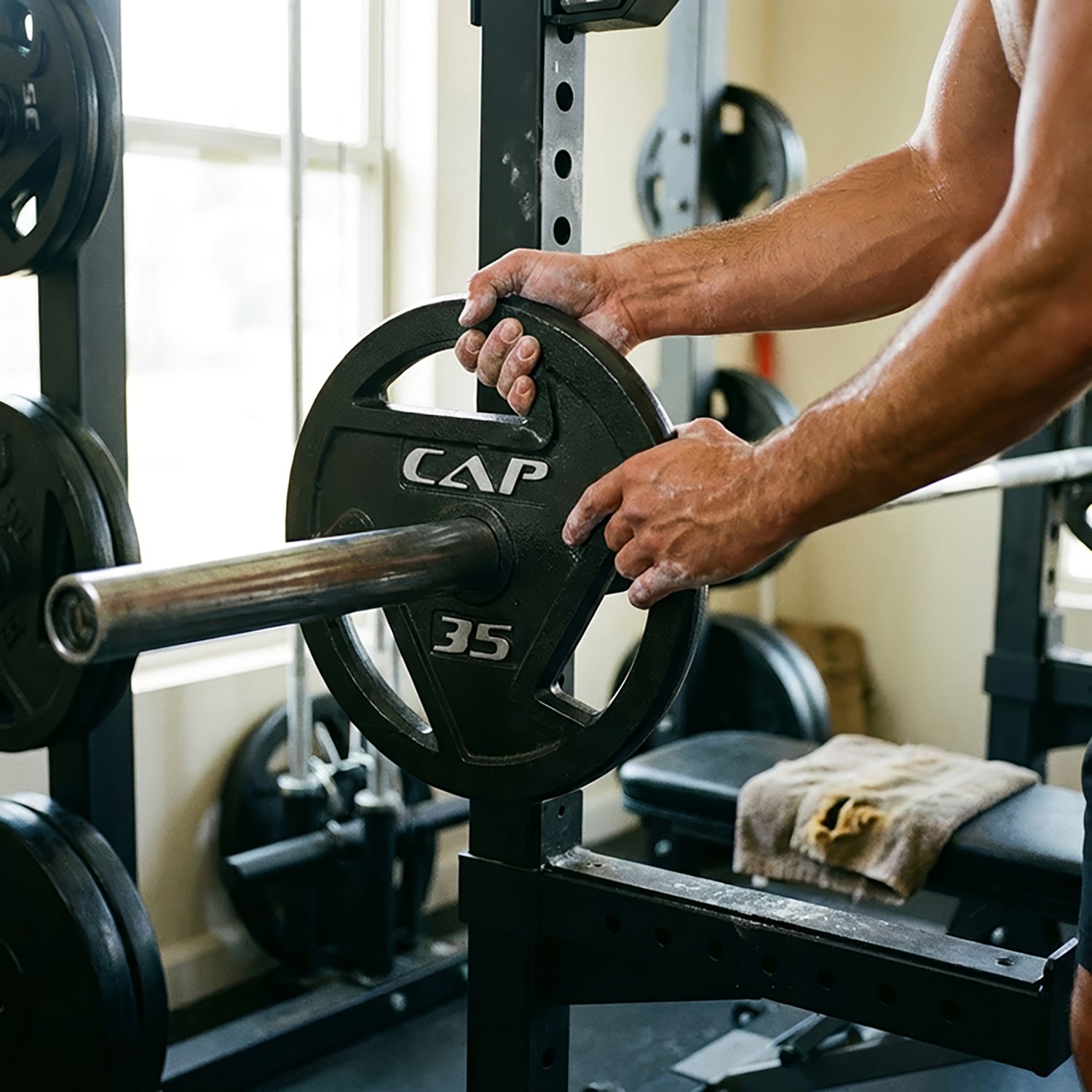 CAP Barbell 35 lb. Olympic Grip Plate - view number 5