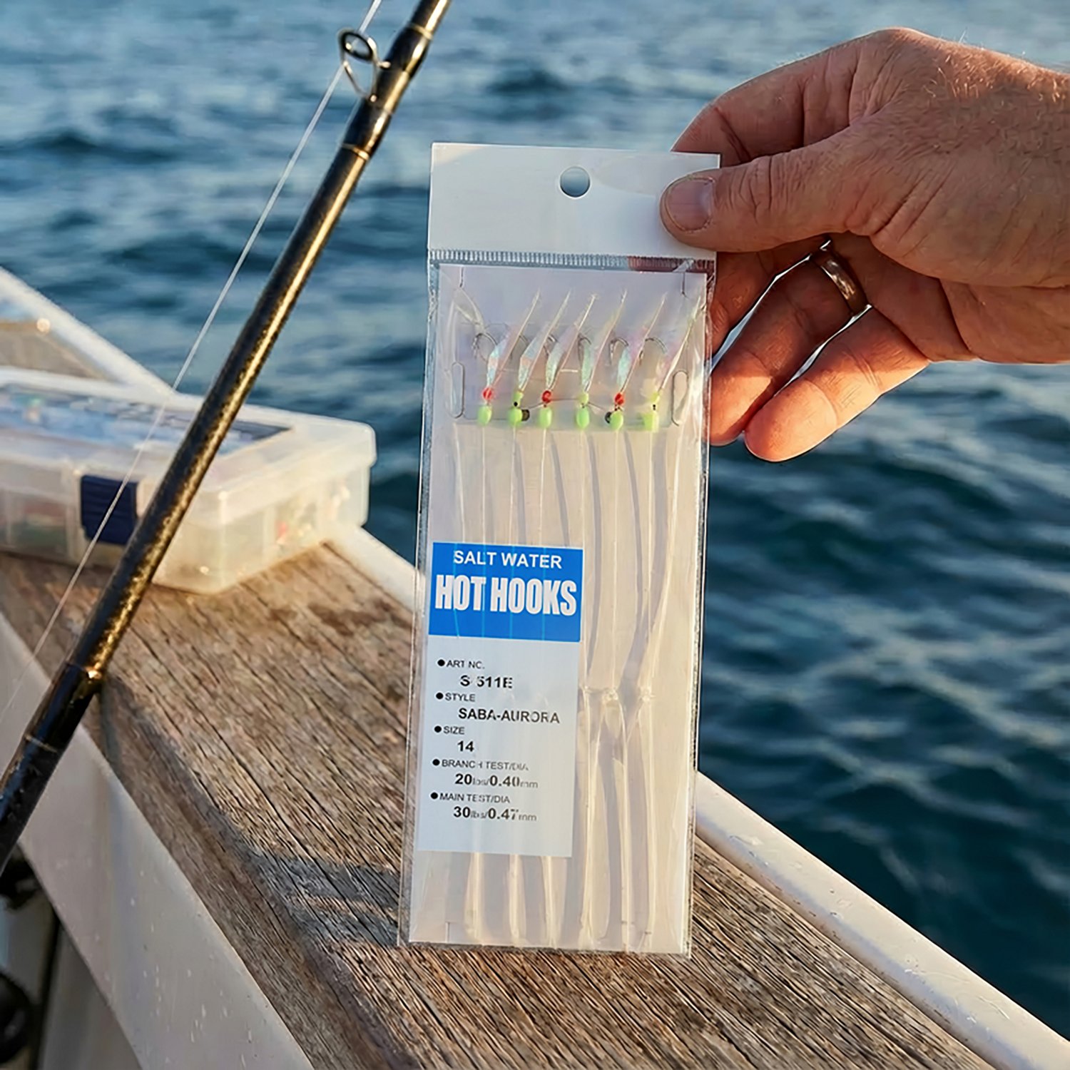 Hayabusa Size 14 Sabiki Rig                                                                                                      - view number 2