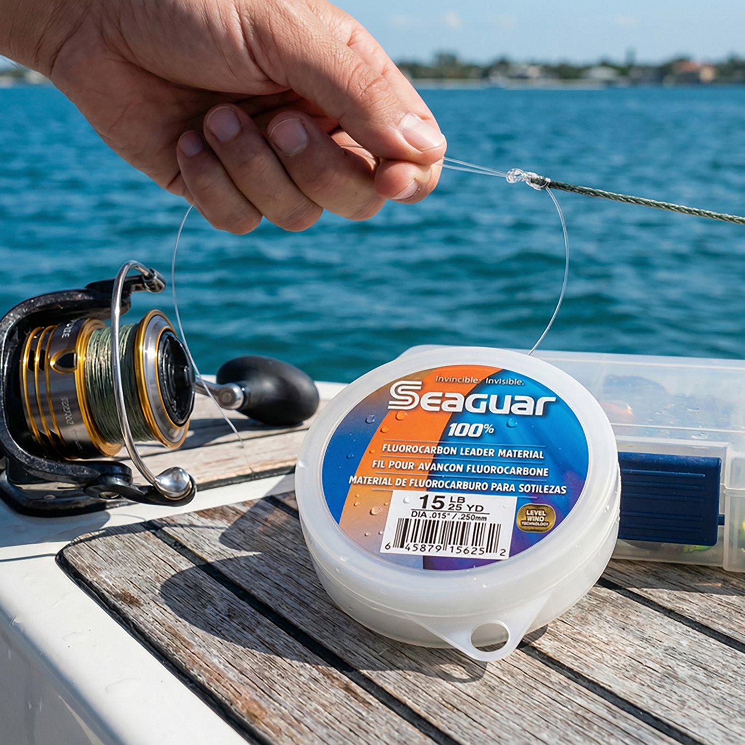 Seaguar 100% Fluorocarbon 15lb/25yd Leader - view number 2