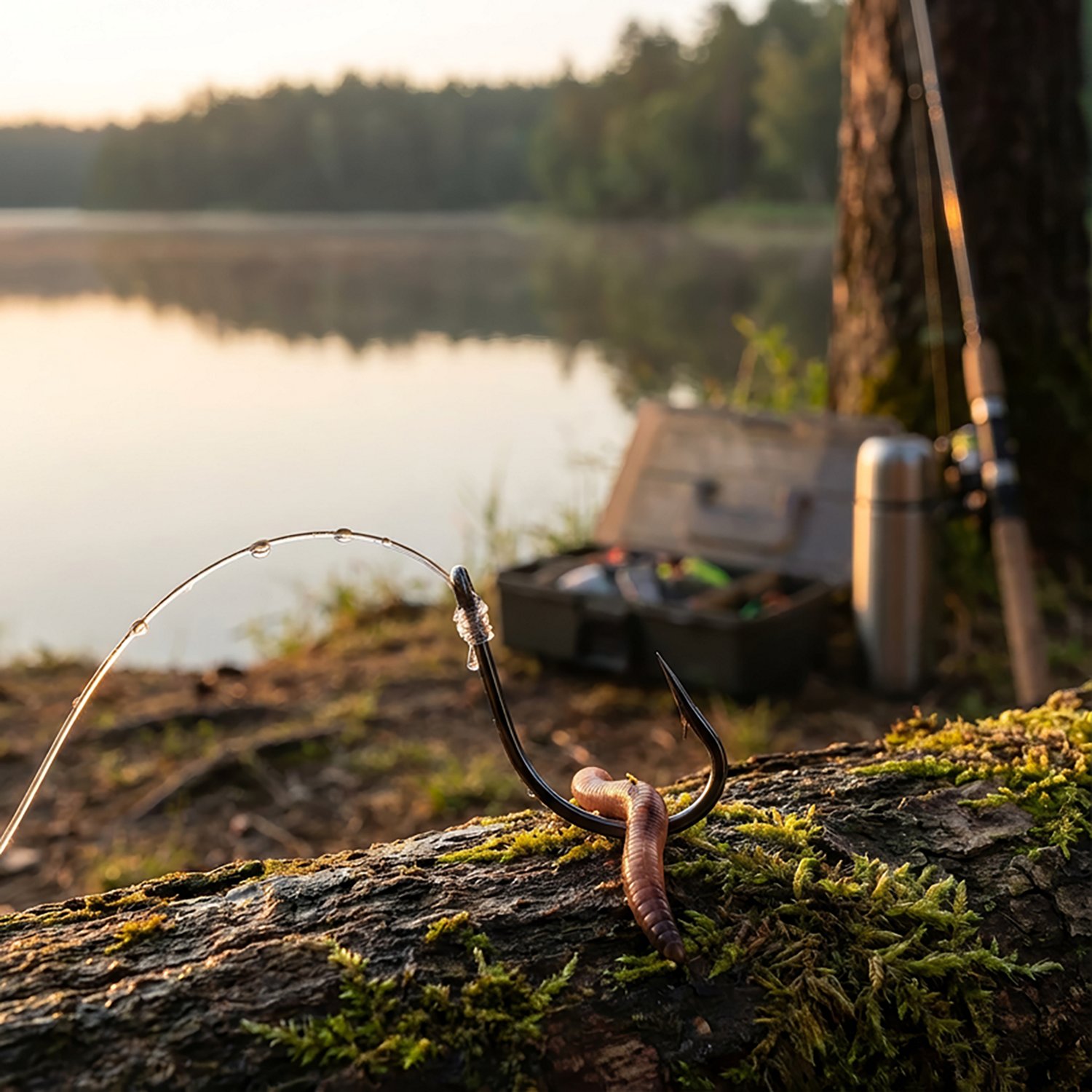 Mustad O'Shaughnessy 3X Live Bait Single Hooks 6/0, 25-Pack                                                                      - view number 2