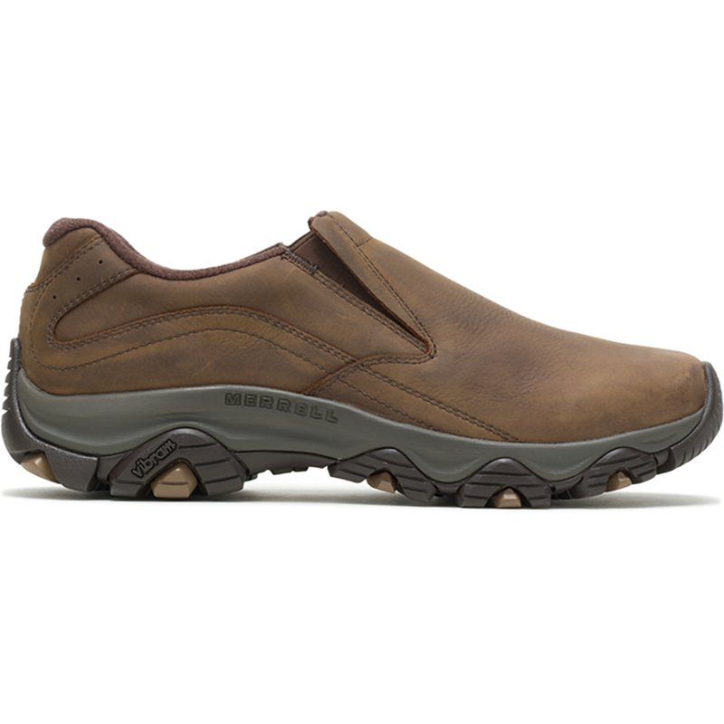 Merrell Men's Moab Adventure 3 Moc Shoes, Size 7.5, Earth