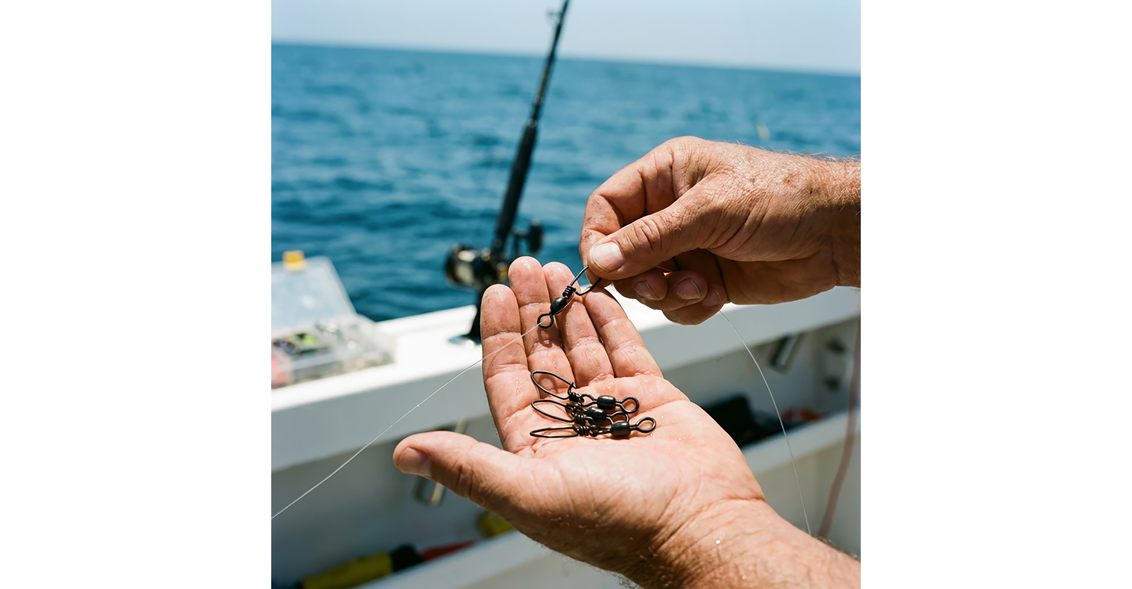 Rite Angler Barrel Snap Swivels 75lb, 4-Pack