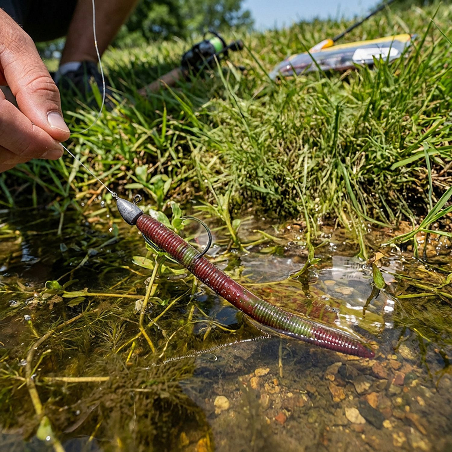 Strike King Shim-E-Stick Soft Baits 8-Pack                                                                                       - view number 2