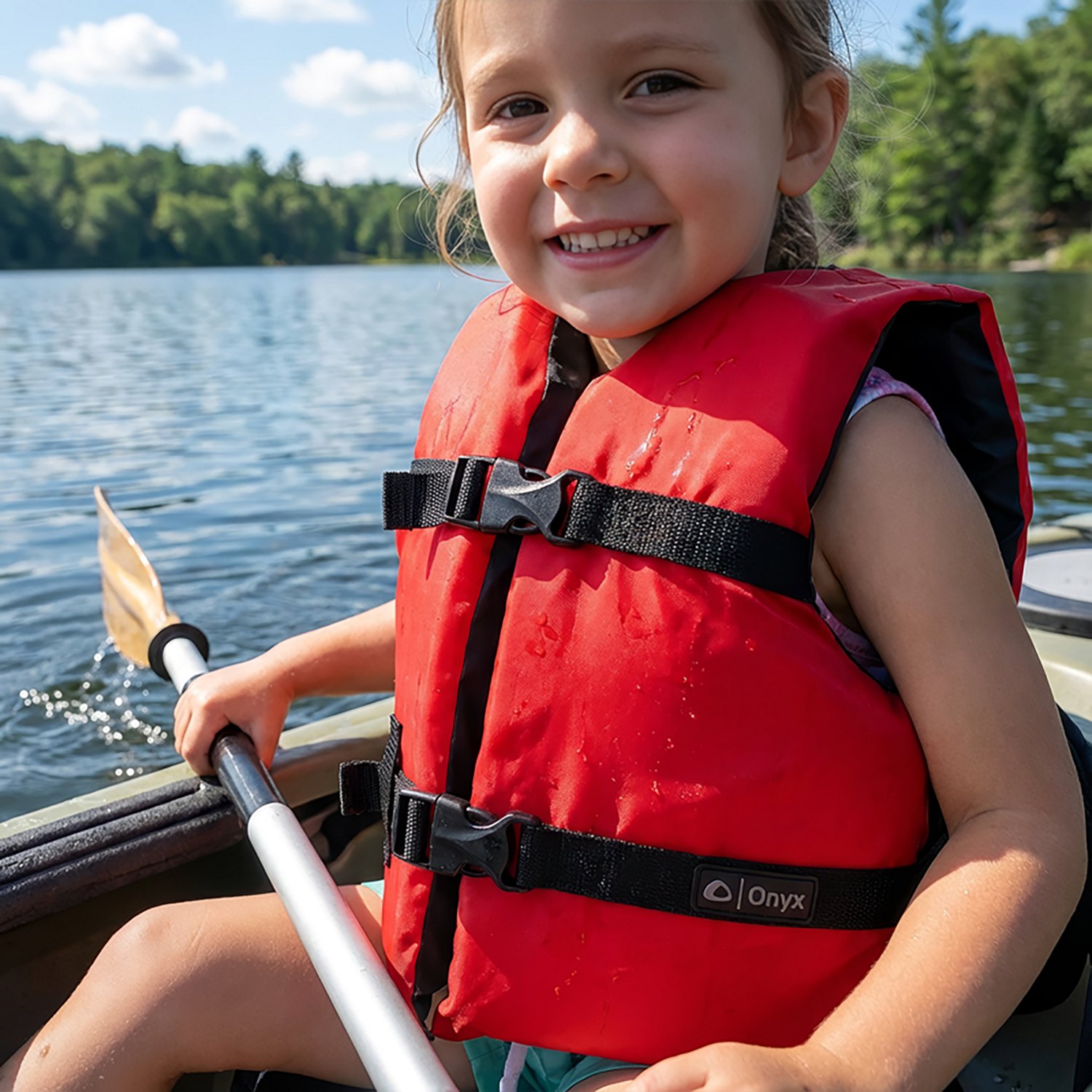 Onyx Outdoor™ Kids' Type III General Purpose Flotation Nylon Vest                                                              - view number 2