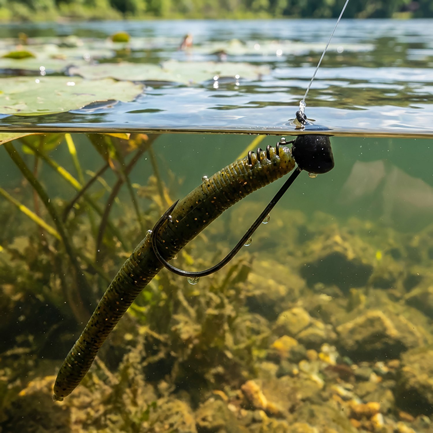 Big Bite Baits Pro Series 3/0 Gamakatsu Weighted Single Hooks 4-Pack - view number 2