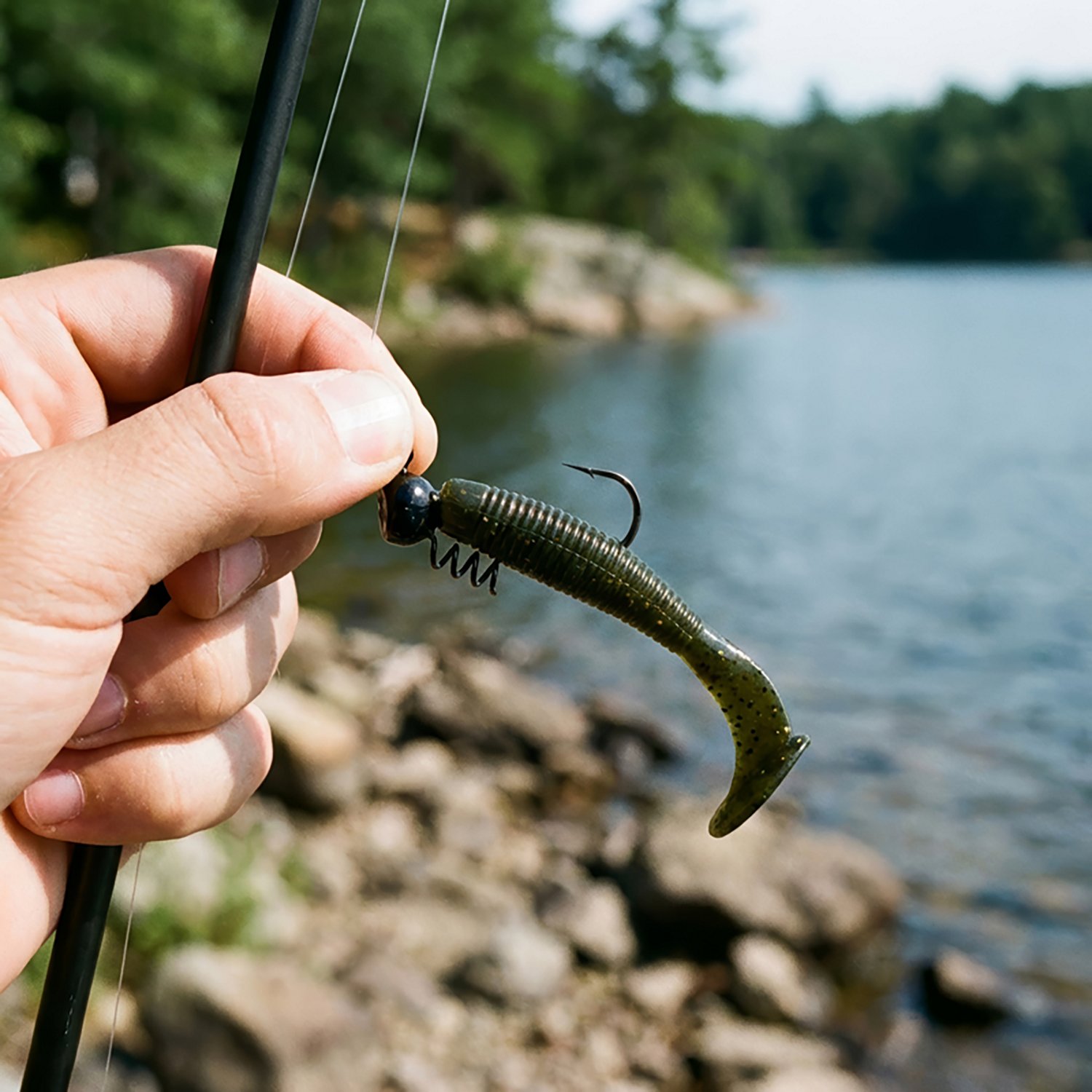 Big Bite Baits 1/4 oz Fin Twist Jigheads 4-Pack