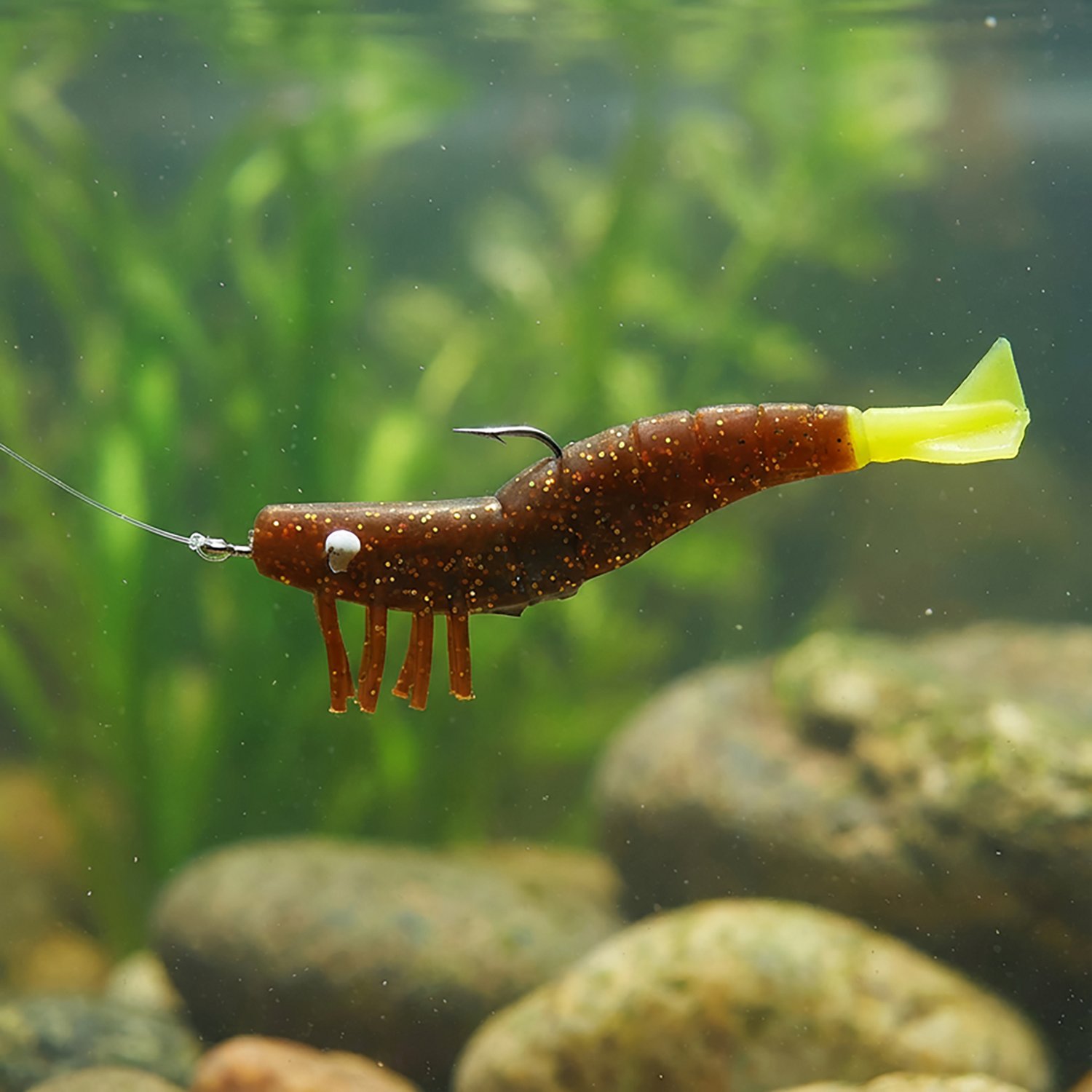 D.O.A. Fishing Lures 3 in Standard Shrimp Rigged Plastic Swimbaits 3-Pack - view number 2