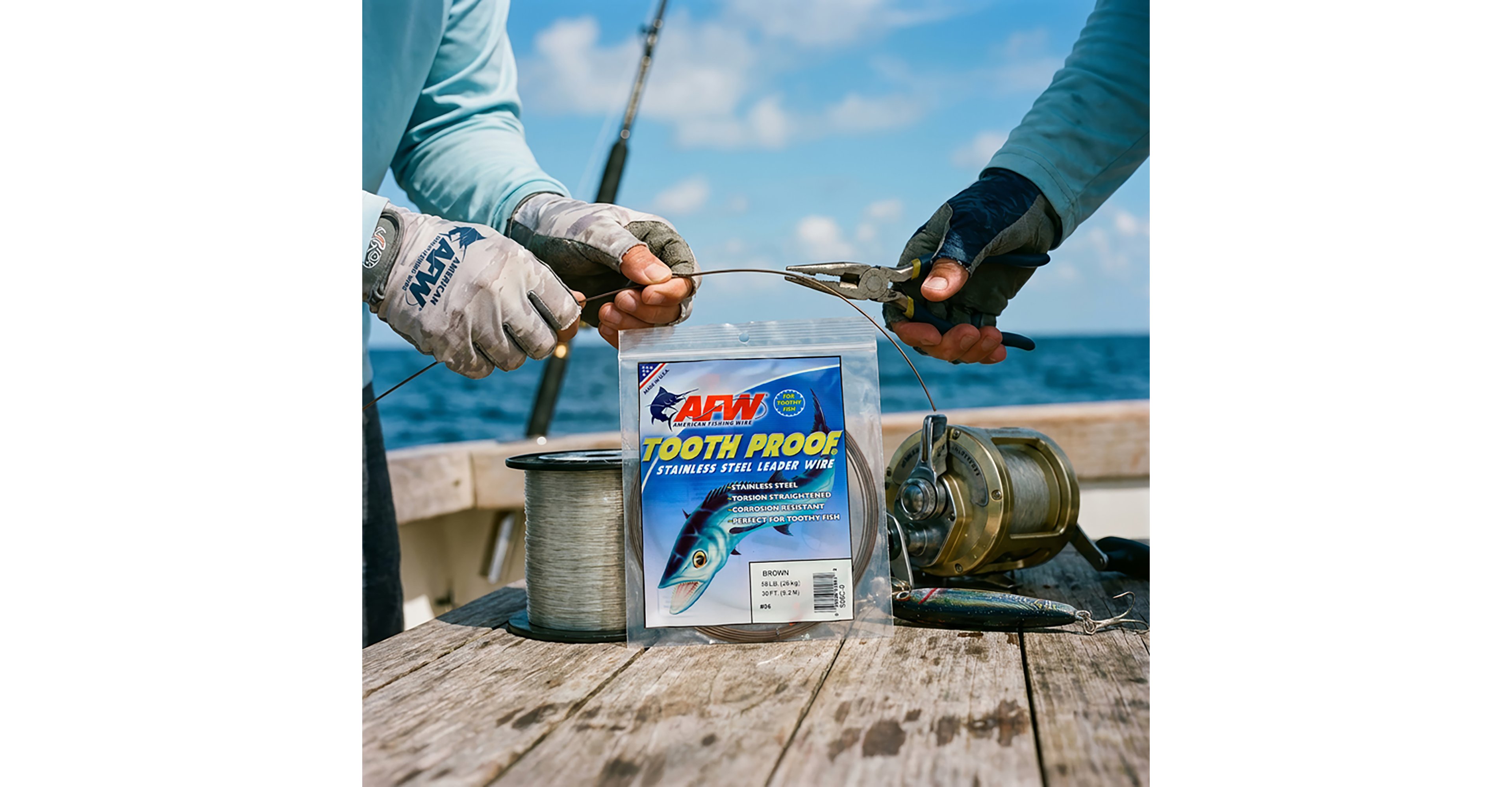 American Fishing Wire Tooth Proof lbs