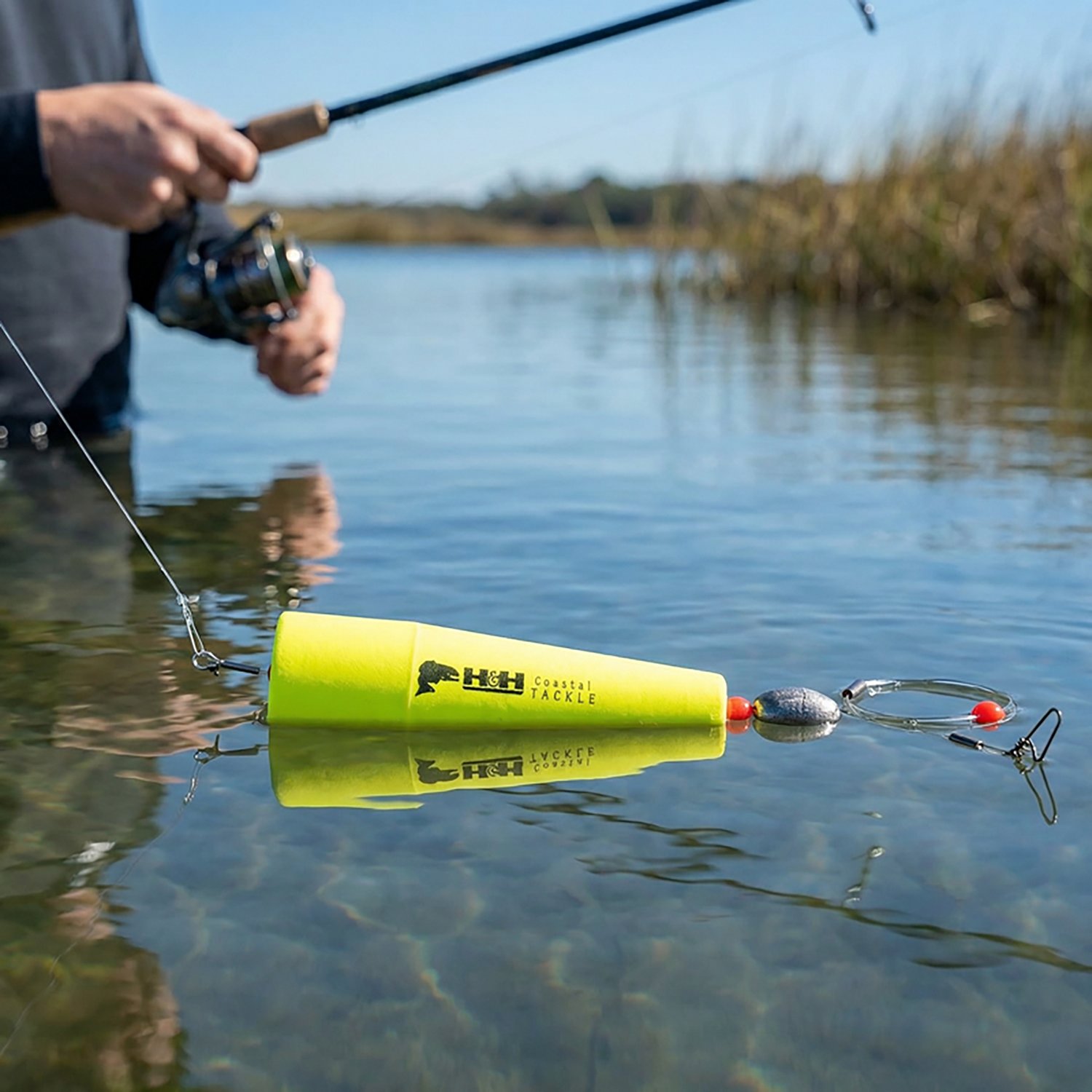 H&H Lure 4 in Monofilament Coastal Popping Rigs 2-Pack                                                                           - view number 2