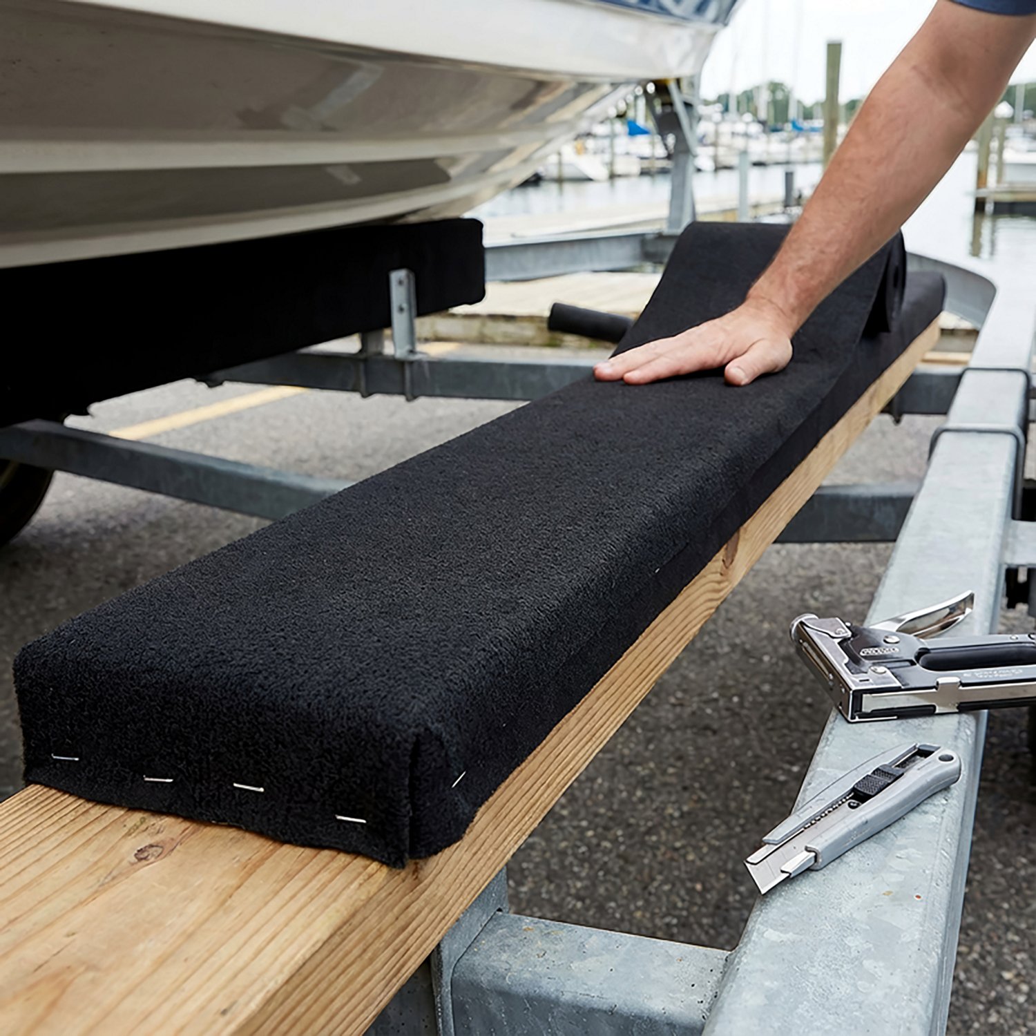 Marine Raider 18 ft x 18 in Trailer Bunk Padding/Carpet - view number 2