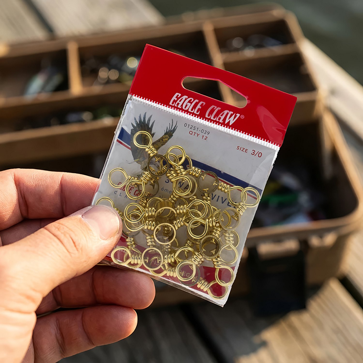 Eagle Claw 3-Way Swivels 12-Pack - view number 3