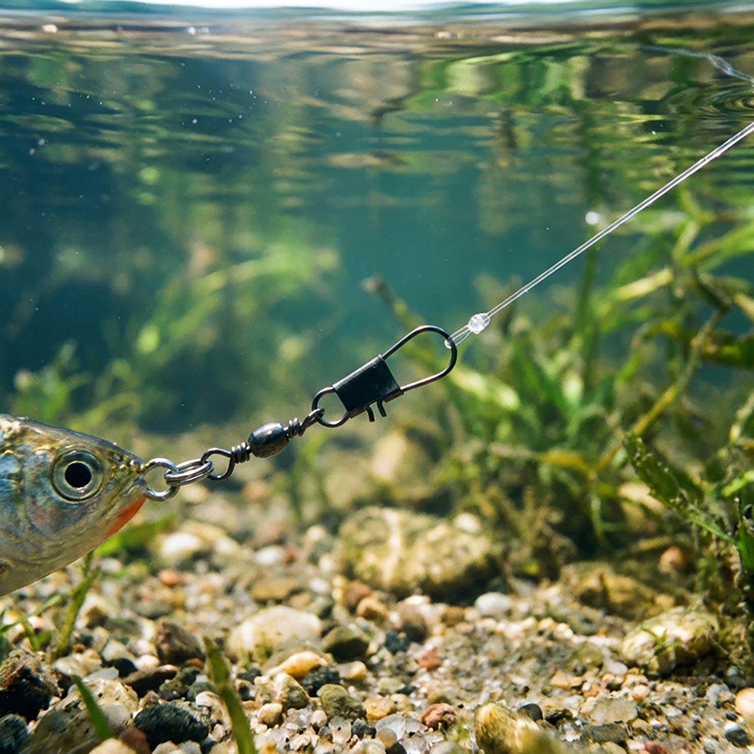 Eagle Claw Barrel Swivels with Interlock Snaps 12-Pack                                                                           - view number 2