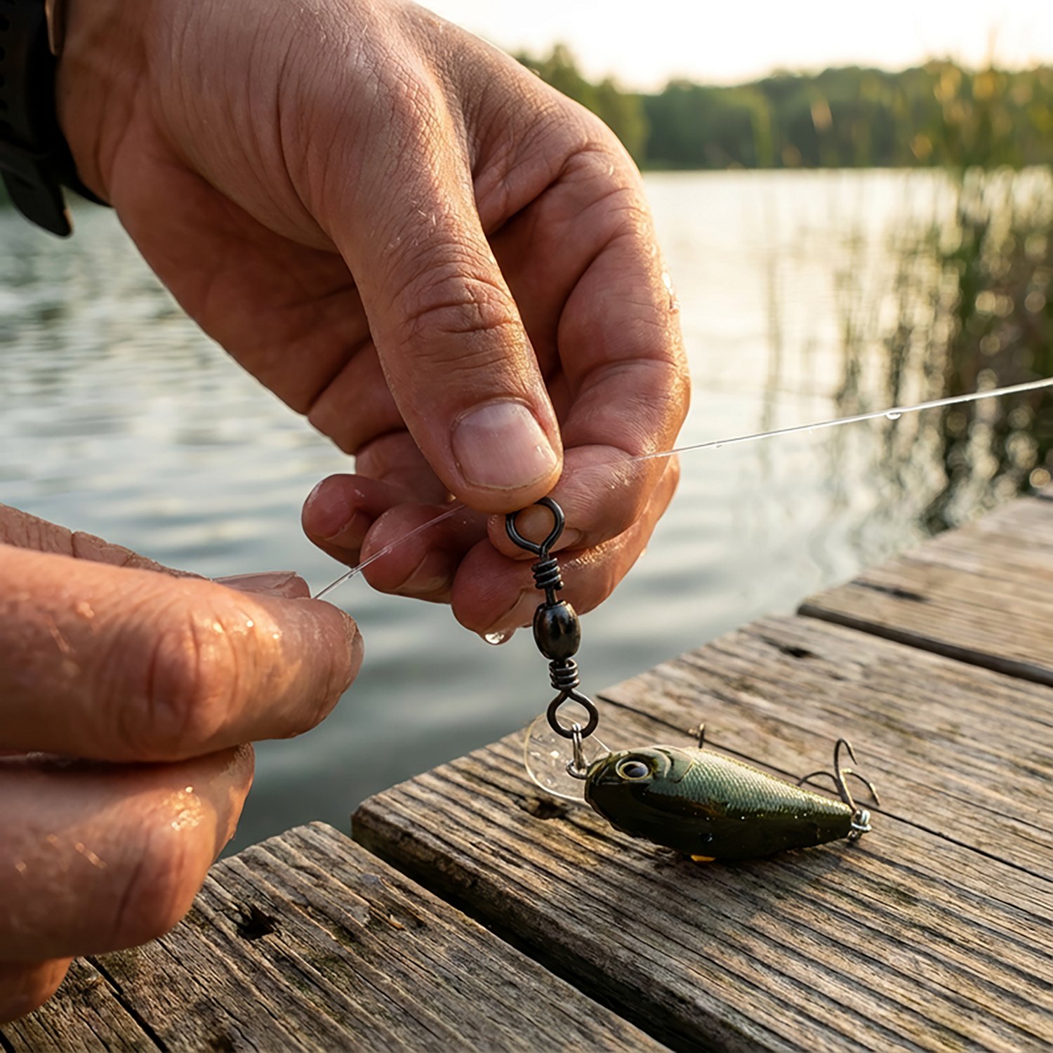 Eagle Claw Barrel Swivels Black 12-Pack                                                                                          - view number 2