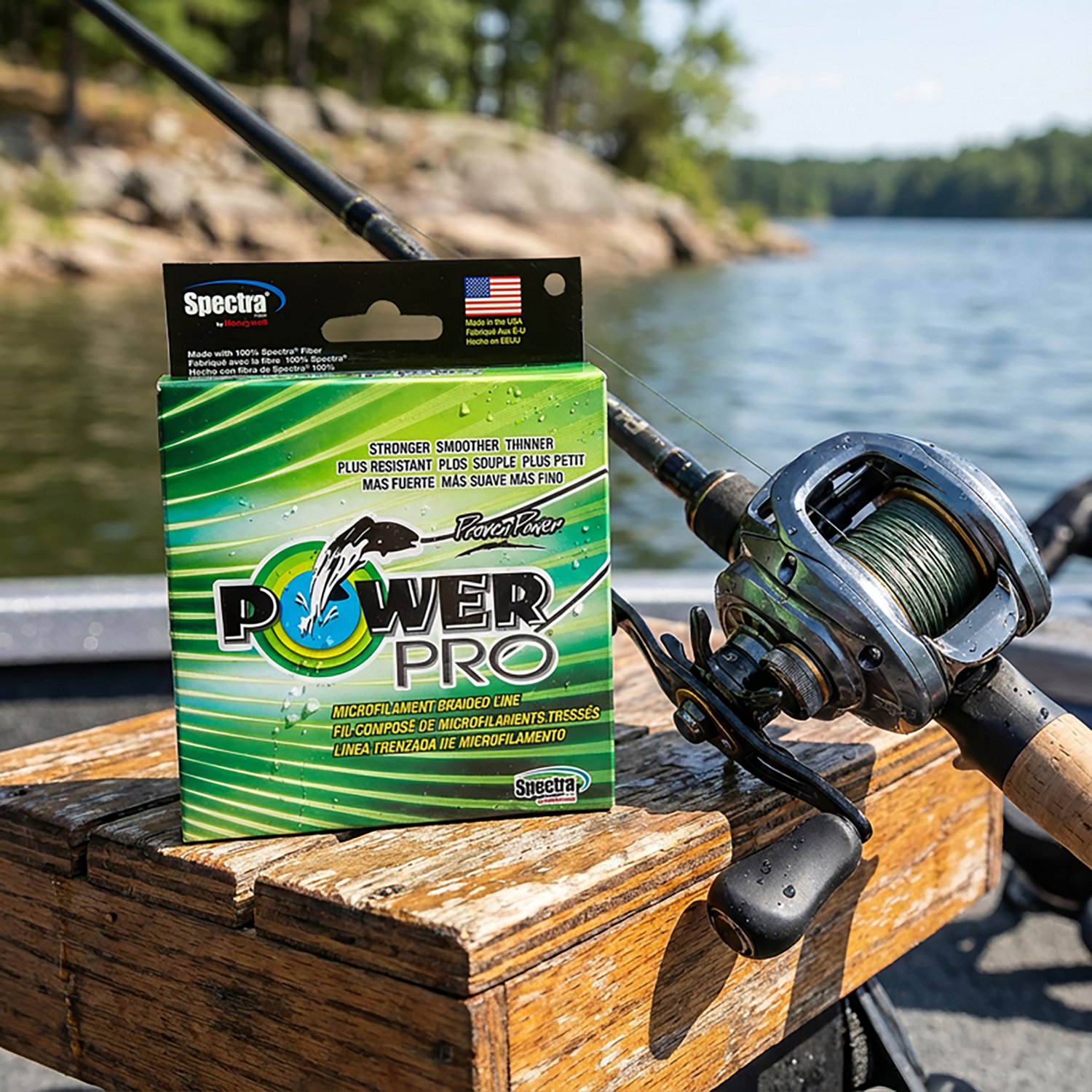 PowerPro 8 lb - 150 yards Braided Fishing Line | Academy