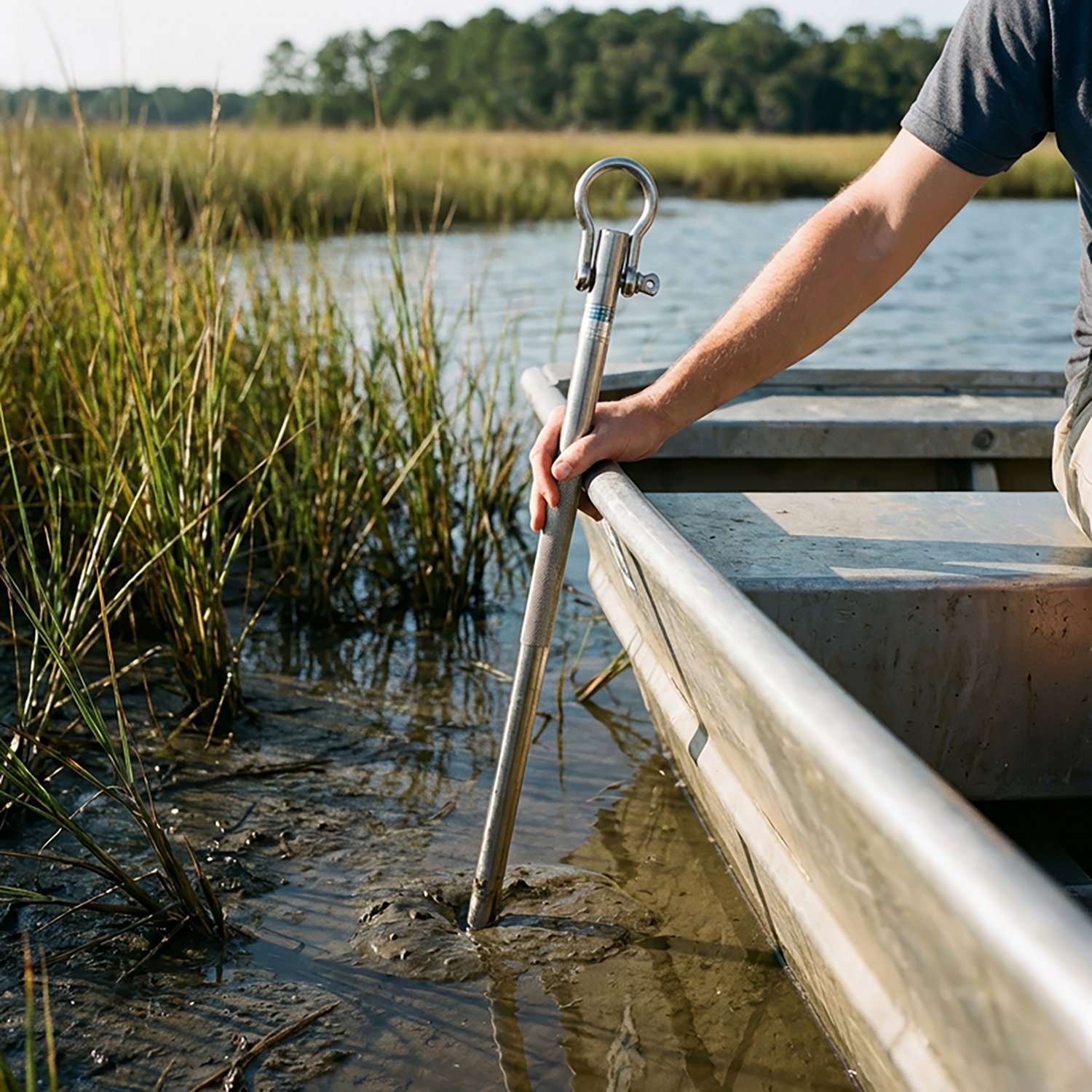 O&H 6 ft. Stainless Steel Marsh Anchor - view number 2