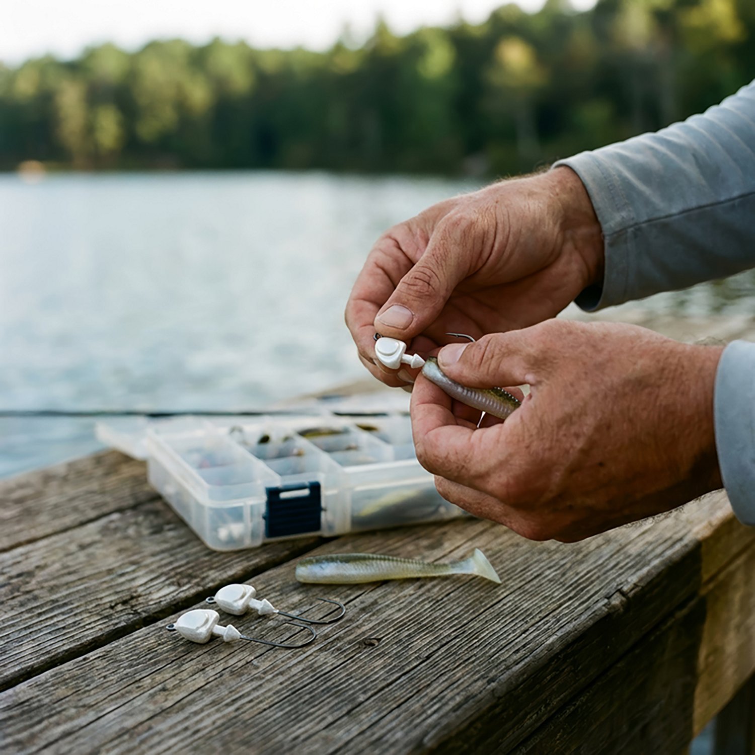 Strike King Squadron 1/8 oz. Swimbait Jigheads 3-Pack - view number 2