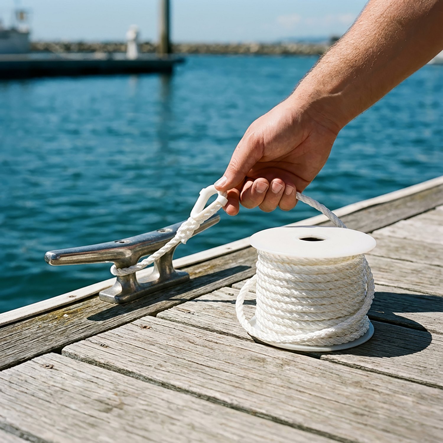 Marine Raider 3/8 in x 50 ft Twisted 3-Strand Anchor Line - view number 2