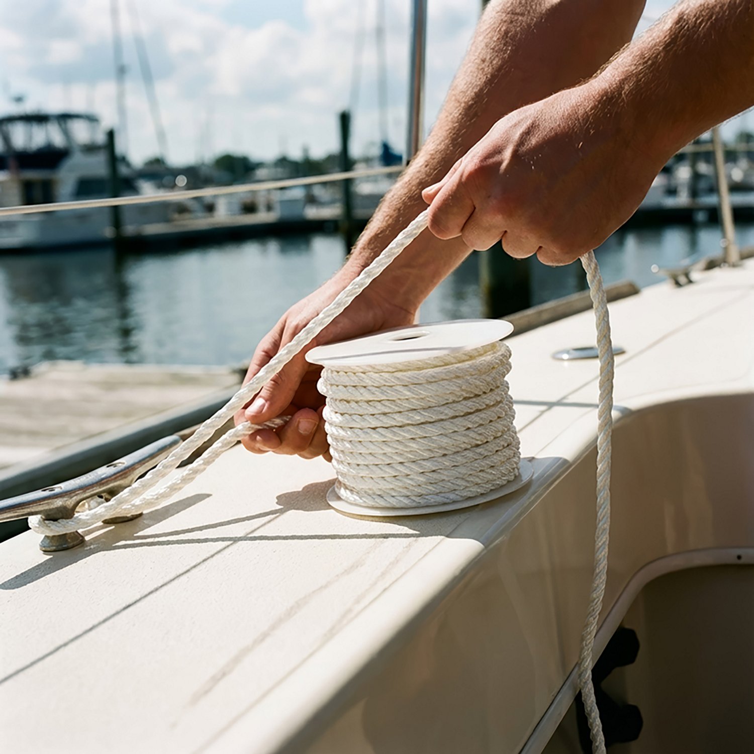 Marine Raider 3/8 in x 50 ft Twisted 3-Strand Anchor Line - view number 3