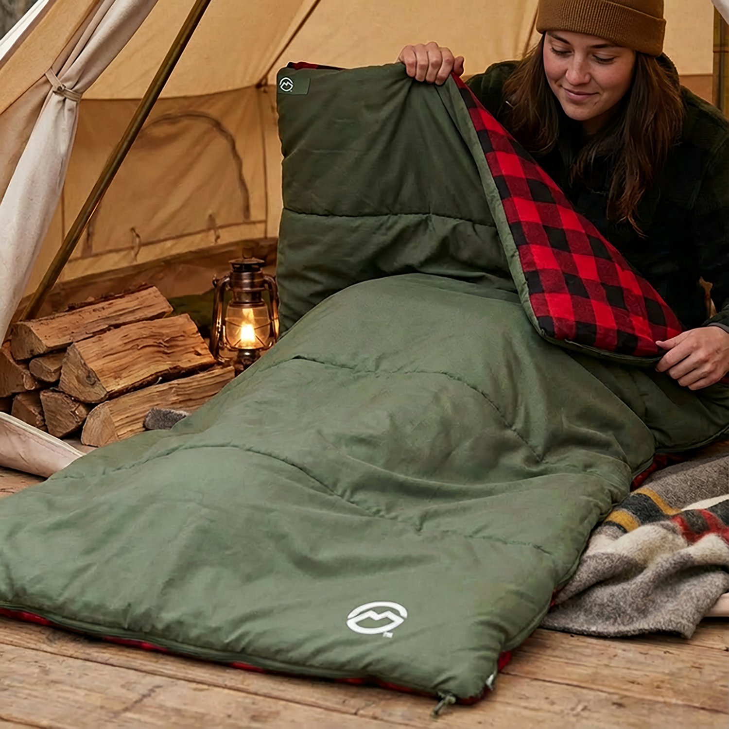 Magellan Outdoors Adults' 5 lbs Canvas Sleeping Bag - view number 5