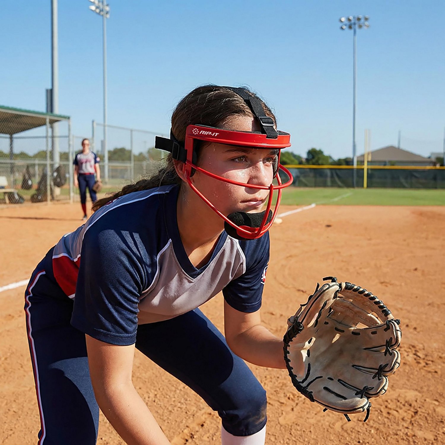 RIP-IT Youth Original Defense Softball Fielder's Mask  - view number 2