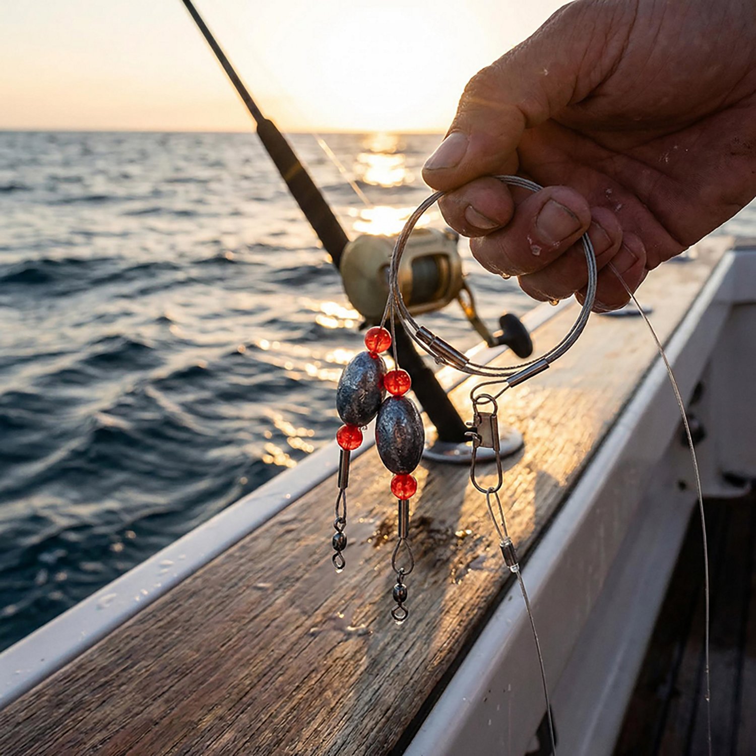 Lazer Sharp 1/2 oz. - 18" Ready Rigs with Egg Sinkers 2-Pack                                                                     - view number 2