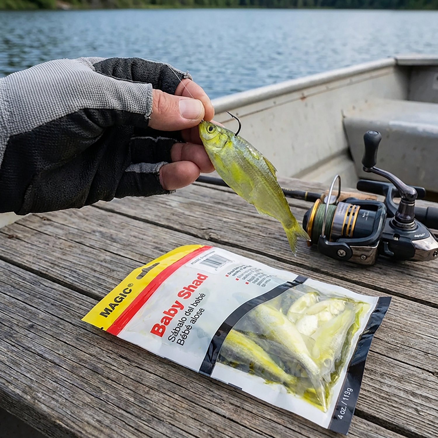 Magic Bait 4 oz. Natural Preserved Shad