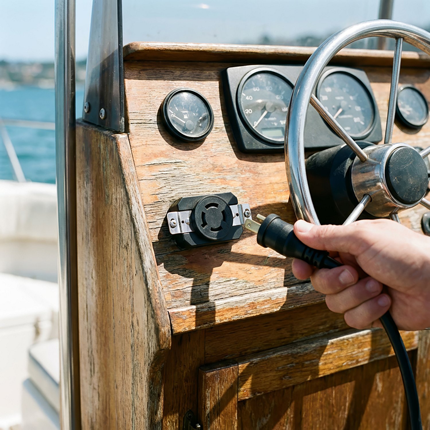 Marine Raider 4-Prong Female Trolling Motor Receptacle - view number 2