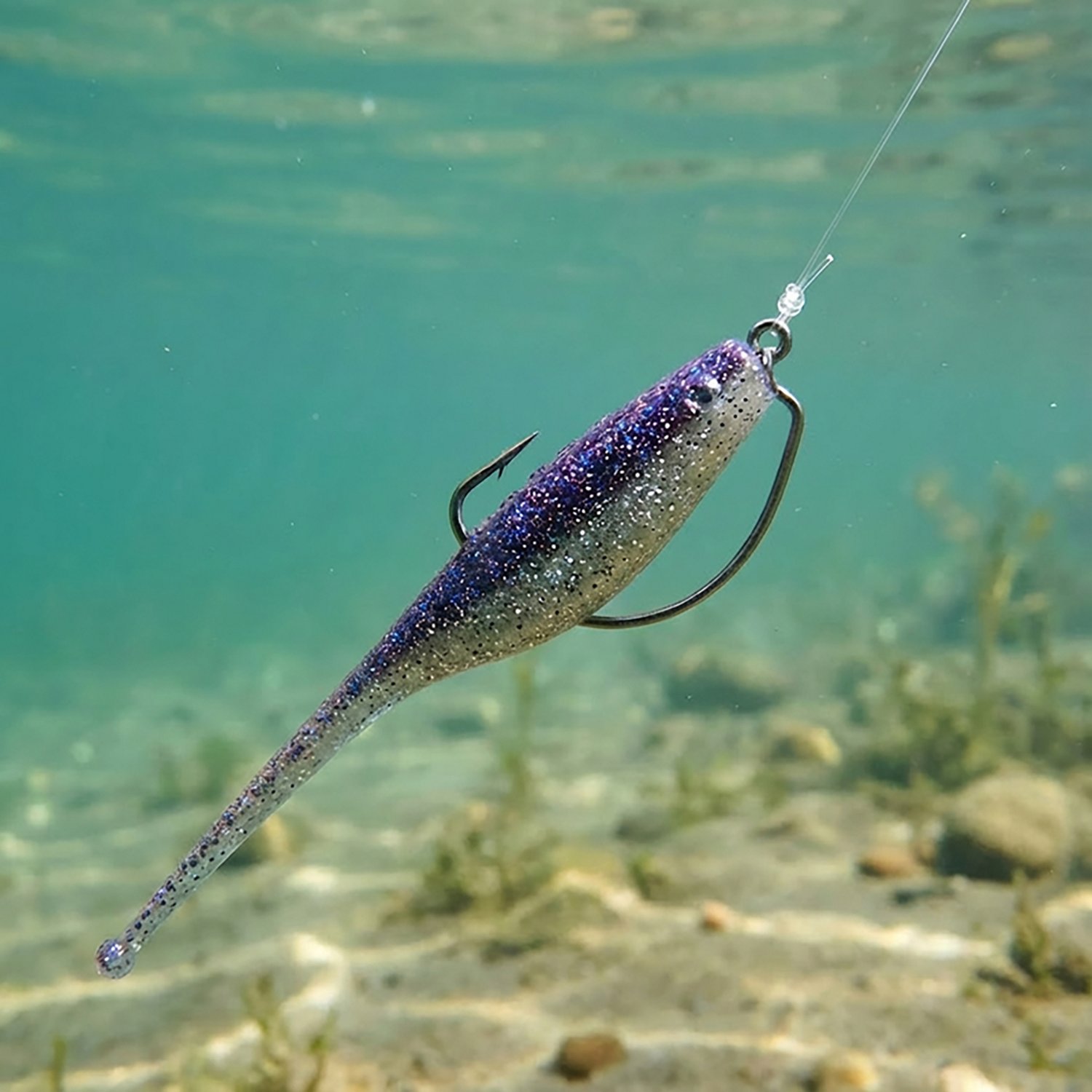 Kelley Wigglers Ball Tail Unrigged Plastic Swimbaits 6-Pack                                                                      - view number 2