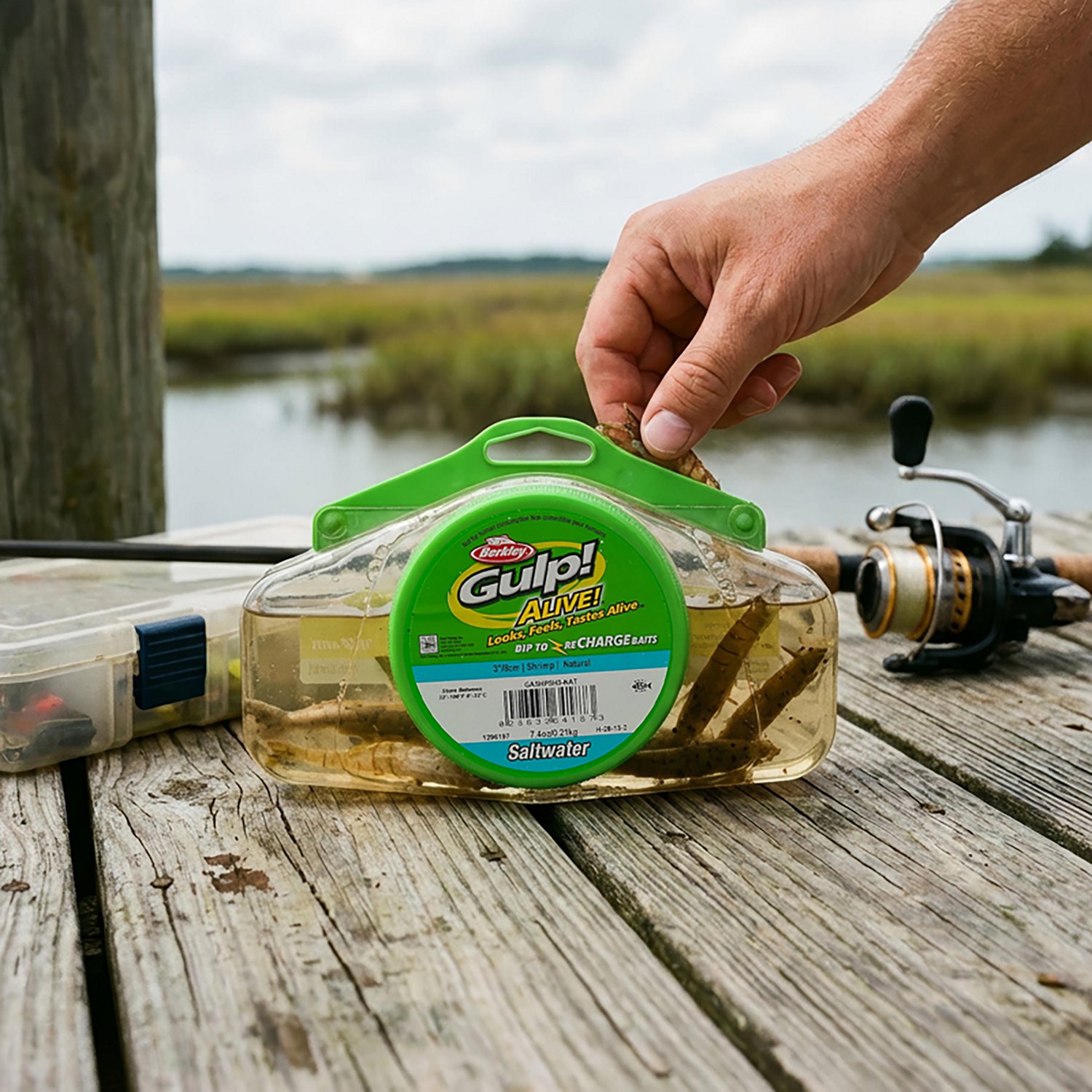 Berkley® Gulp! Alive!® 3" Shrimp Half-Pint Bucket - view number 2