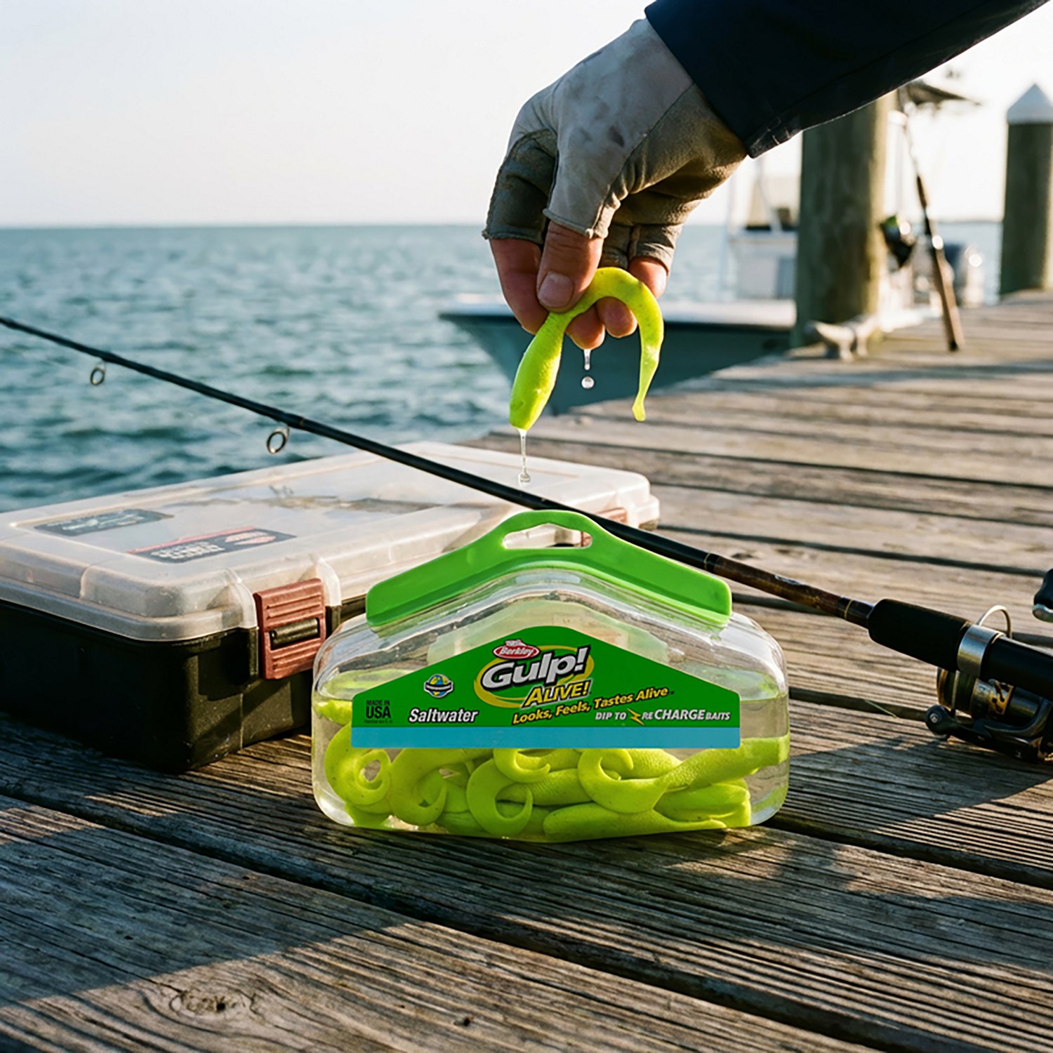 Berkley® Gulp! Alive!® 4" Swimming Mullet Half-Pint Bucket - view number 2