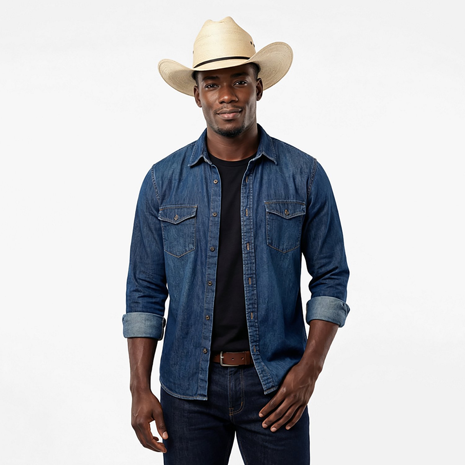 Justin Brush Hog Palm Hat                                                                                                        - view number 2