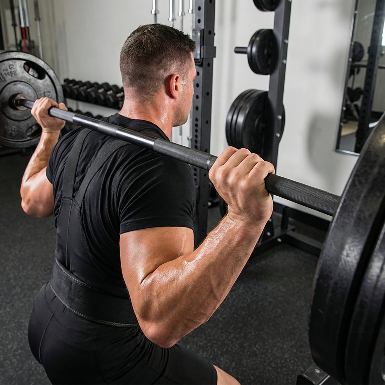 CAP Barbell 2" Solid Black Power Bar - view number 3