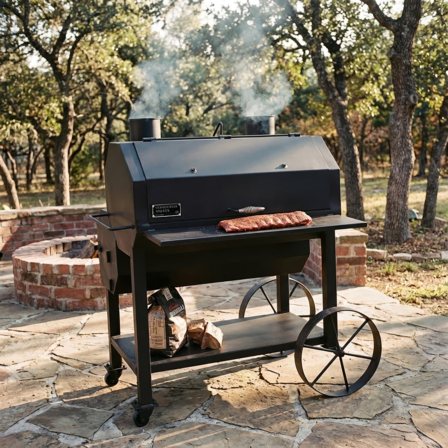 Old Country BBQ Pits Over and Under Smoker - view number 4