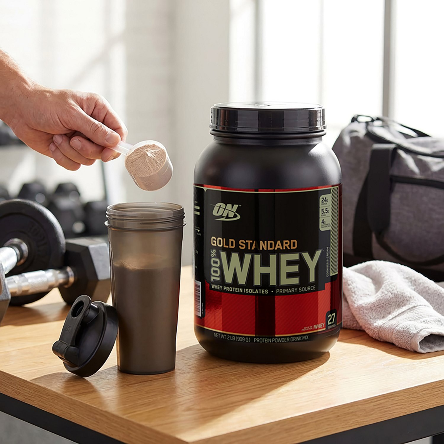 Optimum Nutrition Gold Standard 2 lb 100% Whey Powder - 28 servings - view number 3