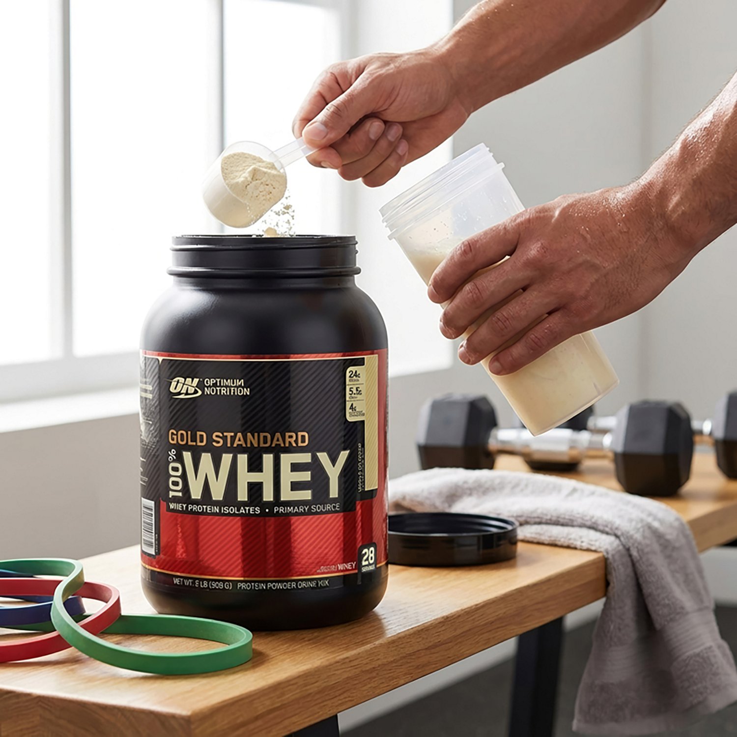 Optimum Nutrition Gold Standard 2 lb 100% Whey Powder - 28 servings - view number 4