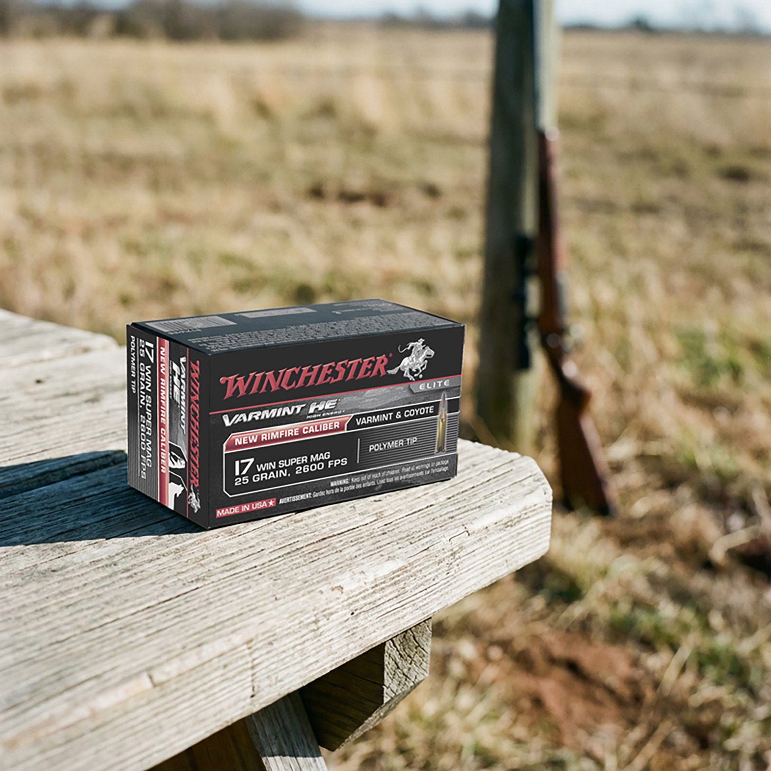 Winchester Varmint HE .17 Winchester Super Mag 25-Grain Rimfire Ammunition - 50 Rounds - view number 4
