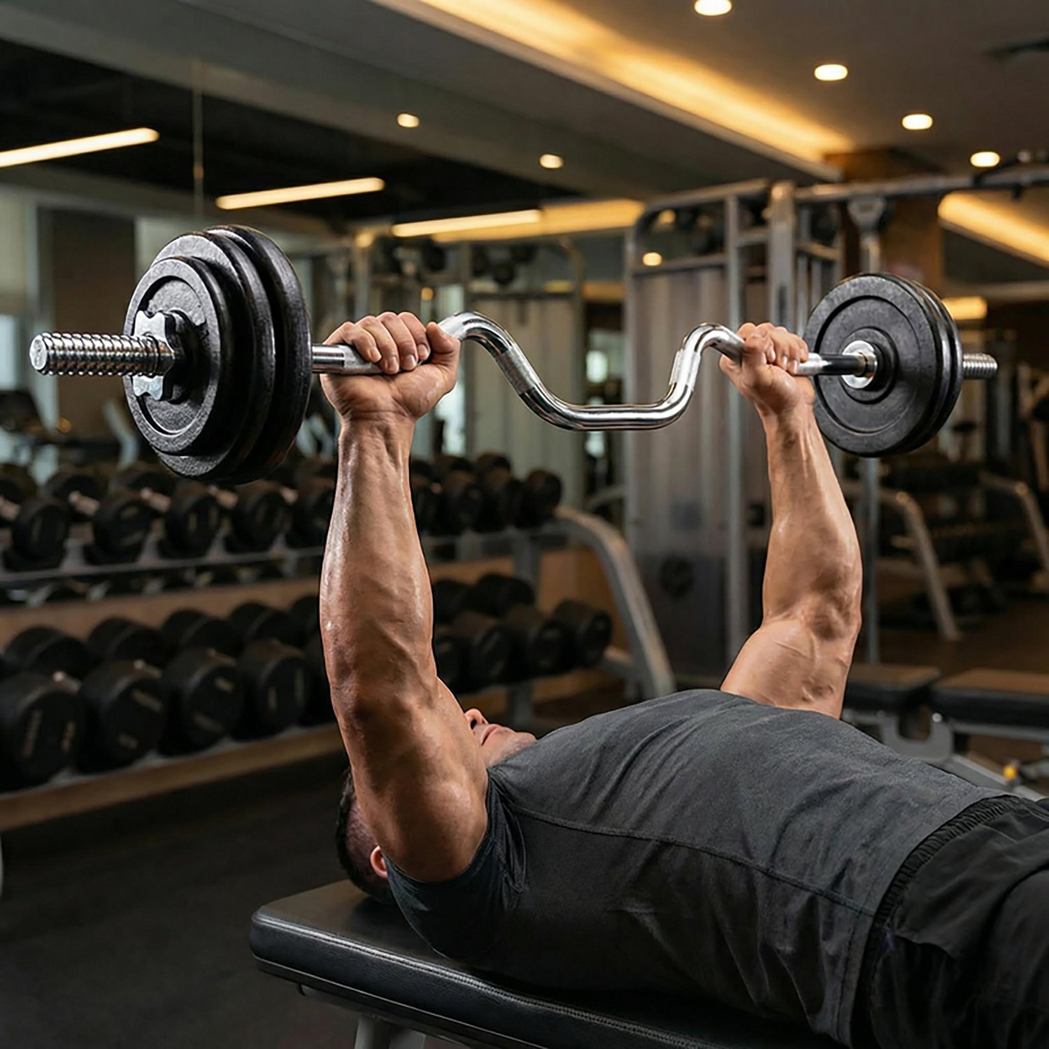 Marcy 15 lb. Tricep-Bicep Barbell - view number 3