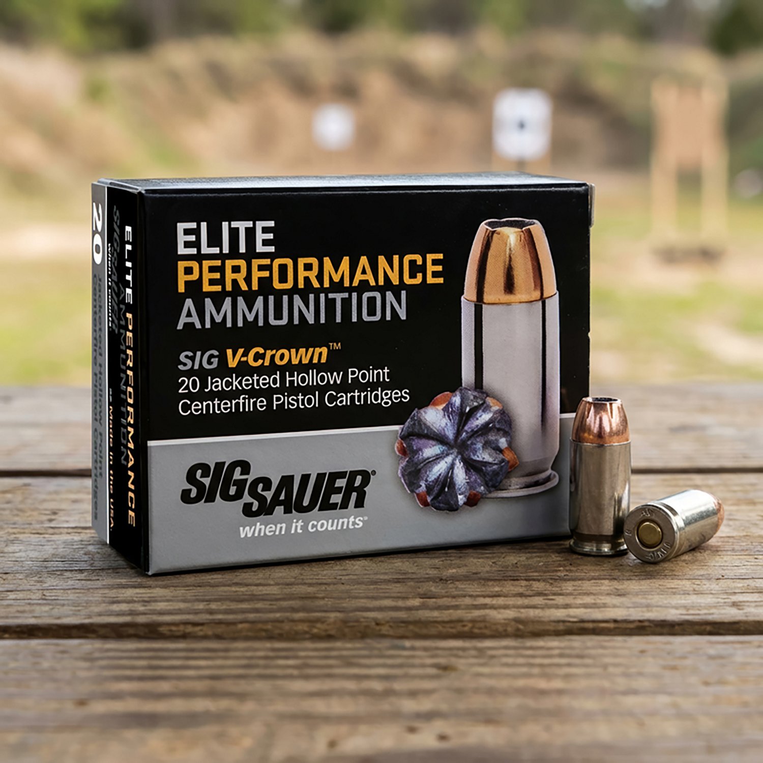SIG SAUER Elite V-Crown .45 ACP 200-Grain Centerfire Ammunition - 20 Rounds - view number 3