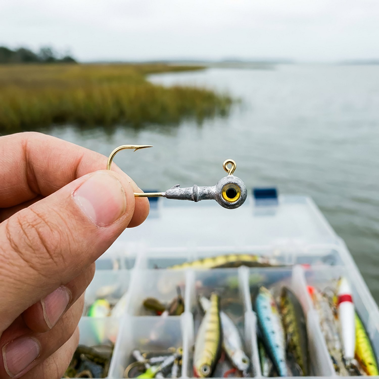 Dockside Golden Eye 1/4 oz. Jigs 5-Pack                                                                                          - view number 2