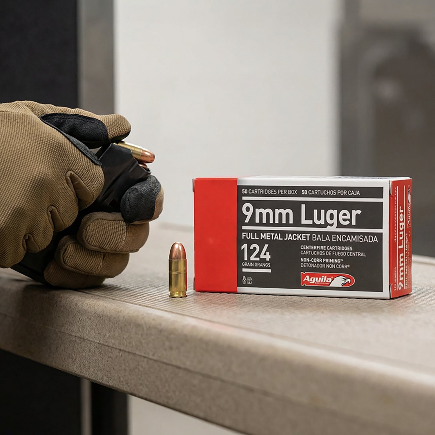 Aguila Ammunition 9mm Luger 124-Grain Centerfire Ammunition - 50 Rounds - view number 4